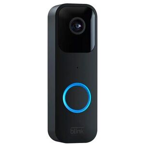Blink Smart Wi-Fi Video Doorbell Black Battery Operated/wired